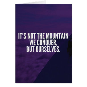 Conquer la montagne - Motivation