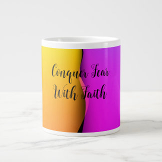 Conquérir la peur avec la foi Spécialité Mug
