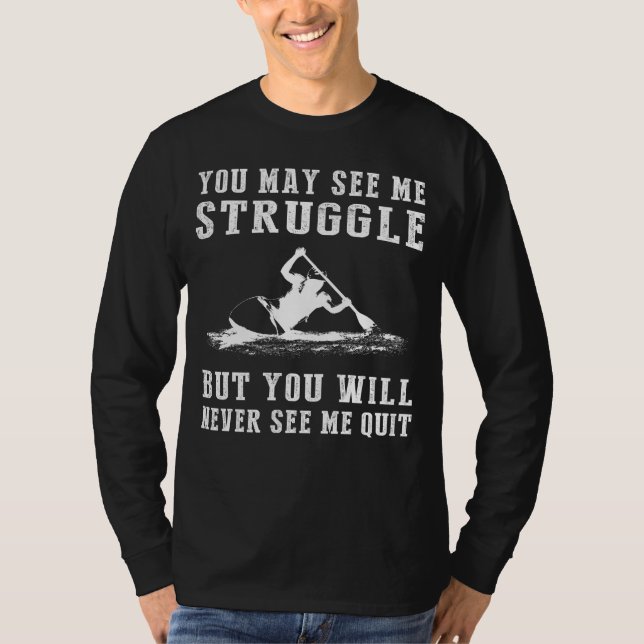 Conquérir les rapides : une T-shirt funeste pour P (Devant)