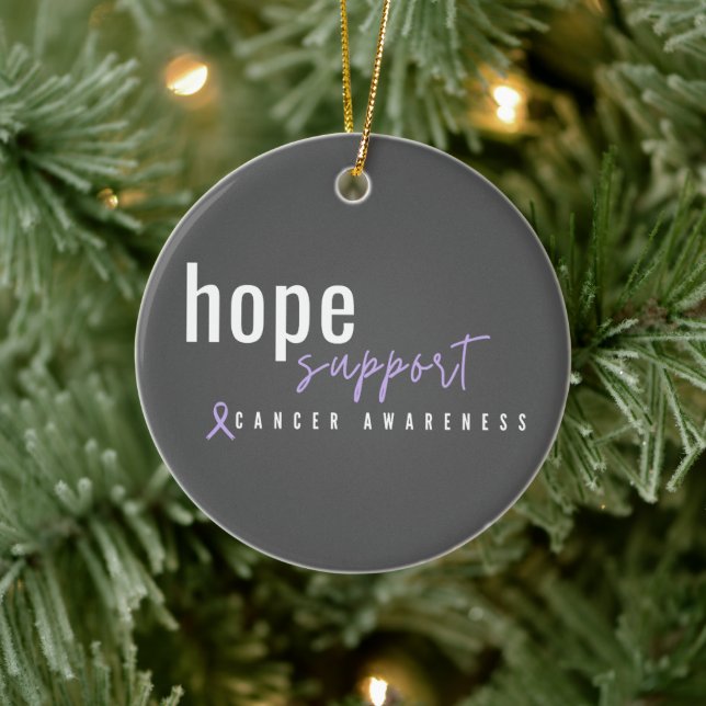 conscience du cancer Noël Ornement de Noël (Arbre)