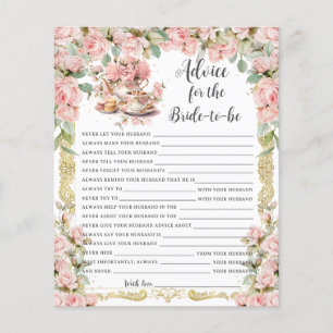 Conseil à la fête du thé rose floral pour la marié