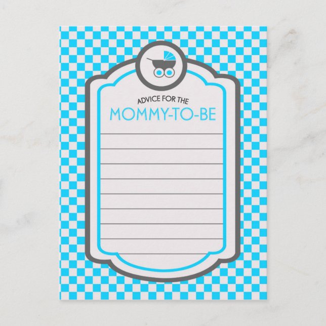 Conseil Baby shower Baby Blue Cradle (Devant)