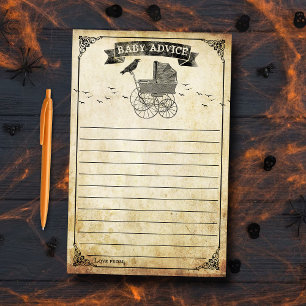 Conseil Baby shower Halloween vintage Stroller