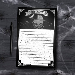 Conseil Baby shower Halloween vintage Stroller