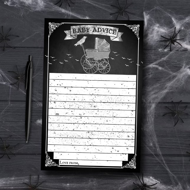 Conseil Baby shower Halloween vintage Stroller (Créateur téléchargé)