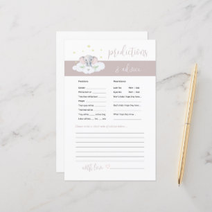 Conseil bébé éléphant et prédictions jeu rose