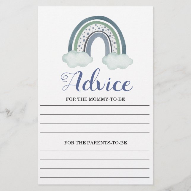 Conseil Blue Baby Boy Shower Jeu (Devant)