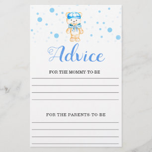 Conseil Blue Boy Baby shower Jeu