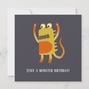 Conseil Carte d'anniversaire des monstres amusants