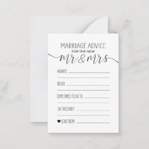 Conseil Carte D'Avis De Mariage Pour Le Nouveau M. Et Mme.