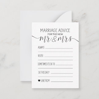 Conseil Carte D'Avis De Mariage Pour Le Nouveau M. Et Mme.