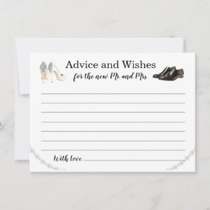 Conseil Carte de conseils pour les vœux de mariage