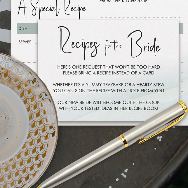 Conseil Carte de jeu pour demande de recette pour une douc (Recipe request cards that you can enclose with your invitations)
