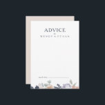 Conseil Carte simple Rustique Mariage Floral<br><div class="desc">Cette simple carte de conseil aux mariages floraux rustiques est parfaite pour votre mariage vintage et élégant. Il est conçu avec des fleurs roses classiques, des pivoines rousses simplistes et des hydrangées pourpres poussiéreuses. Le tout accompagné de touches d'eucalyptus vert et de feuilles de marine. Avec toutes ces fleurs d'aquarelle...</div>