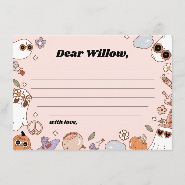 Conseil Carte super Éffrayant Halloween Anniversaire Heure (Devant)