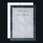 Conseil Ciel de nuit céleste avec cadre Mariage carte cons<br><div class="desc">Ce ciel de nuit céleste avec carte de conseil mariage cadre est parfait pour votre mariage enchanté sous les étoiles. Le ciel bleu marine foncé, parsemé d'étoiles argentées, donnera le ton à votre mariage extérieur boho du soir. Personnalisez-le comme vous le souhaitez ou gardez-le tel quel. N'oubliez pas de parcourir...</div>