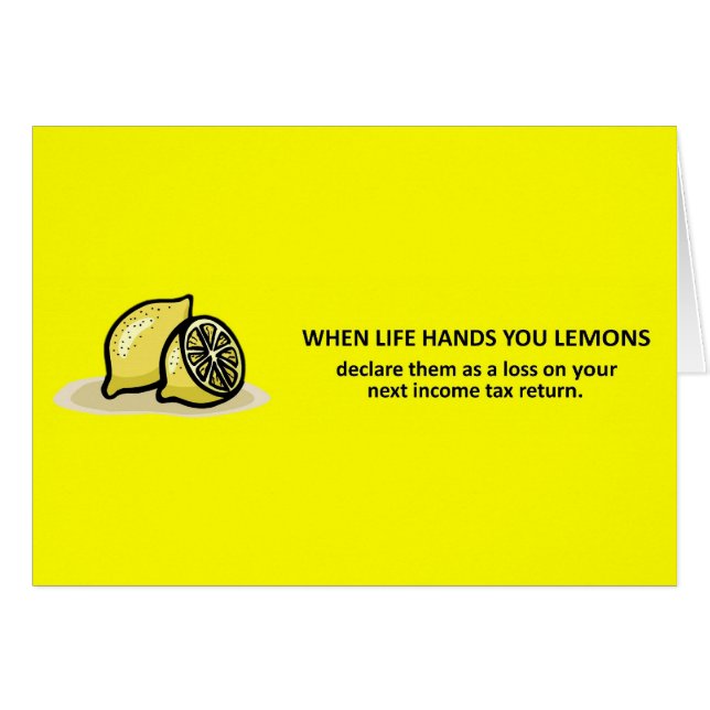 Conseil comptable amusant en matière d'impôt sur l (Devant horizontal)