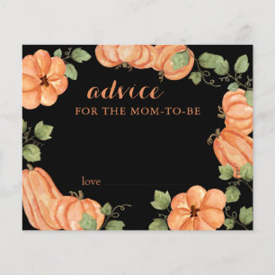 Conseil de Baby shower Citrouille Chic Black Fall
