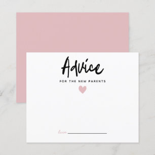 Conseil de coeur rose moderne pour les nouveaux pa