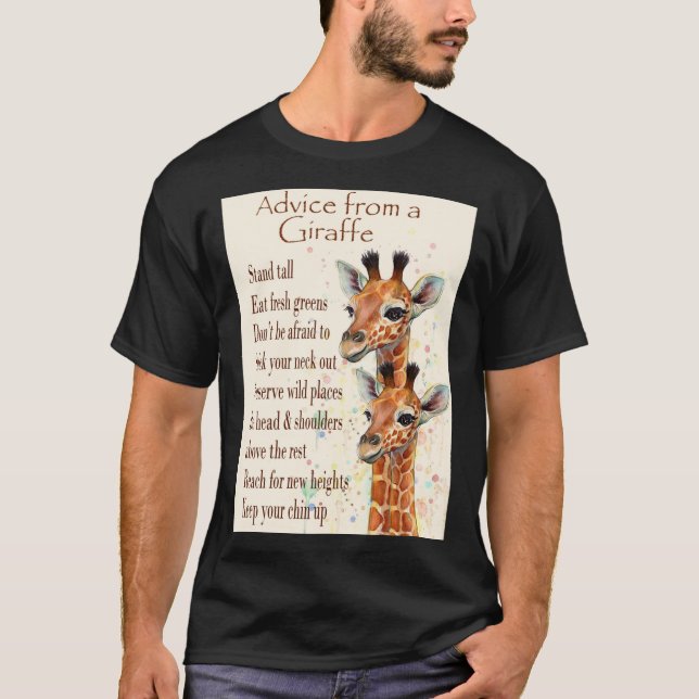 Conseil d'un T-shirt classique Giraffe SKY (Devant)