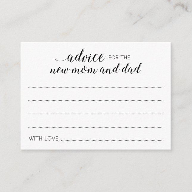 Conseil élégant pour le nouveau Baby shower papa m (Devant)