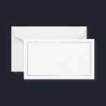 Conseil et souhaits de Mariage blanc et argent<br><div class="desc">Ajoutez une touche personnelle à votre mariage avec un conseil et une carte de voeux mariage argent. Cette carte de conseil comporte une bordure en argent sur arrière - plan blanc. Parfait pour mariage, baby shower, fête d'anniversaire, douche nuptiale, fête de bachelorette et toutes les occasions spéciales. Remarque : Les...</div>