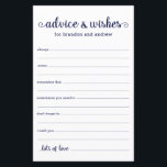 Conseil et souhaits des Mariages de la Marine mode<br><div class="desc">Ces draps simples, bleu marine et blanc, modernes, minimes, écriture manuscrite LGBTQ Conseils & Voeux sont parfaits pour avoir à votre douche nuptiale, dîner de répétition ou mariage pour les invités à remplir pour le couple heureux. Les gens vont adorer avoir les invites - ils rendent si facile de laisser...</div>