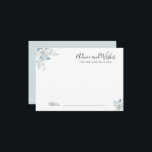 conseil et souhaits floraux bleu aquarelle<br><div class="desc">Un design bleu poussiéreux avec de belles fleurs. N'hésitez pas à modifier les couleurs et les détails du texte.</div>