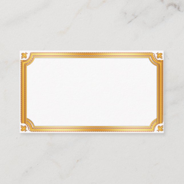 Conseil et souhaits pour Mariage or et blanc (Devant)