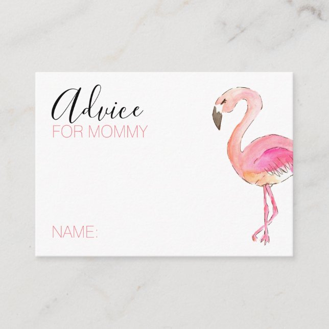conseil flamingo mignon pour la carte maman (Devant)