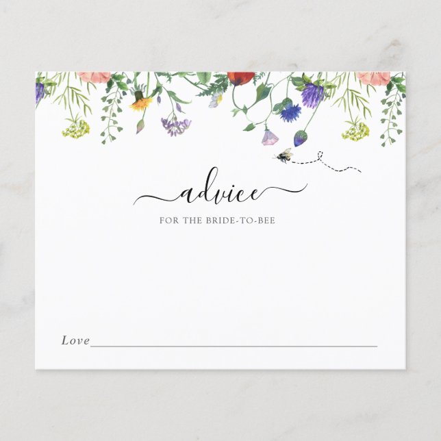 Conseil fleur sauvage et d'abeilles pour la mariée (Devant)