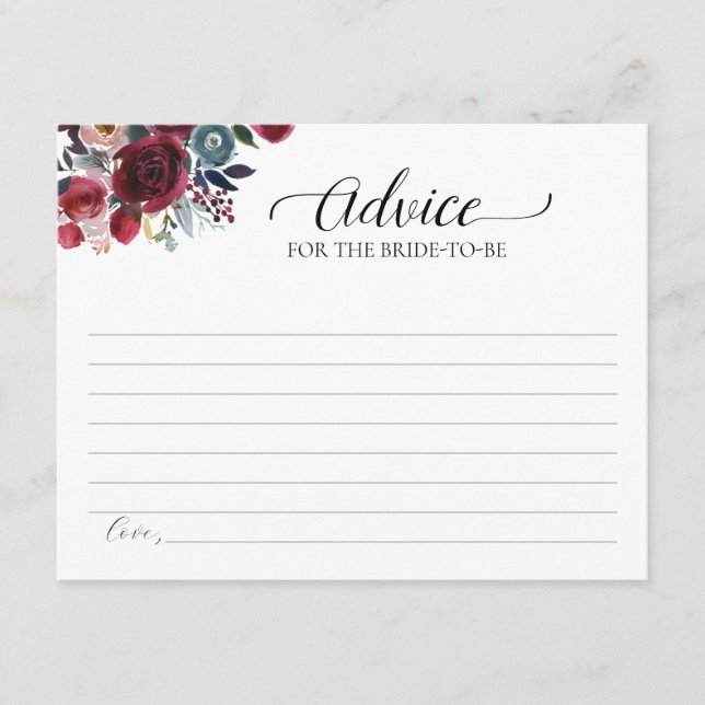 Conseil Floral Bourgogne Pour La Carte À Venir (Devant)