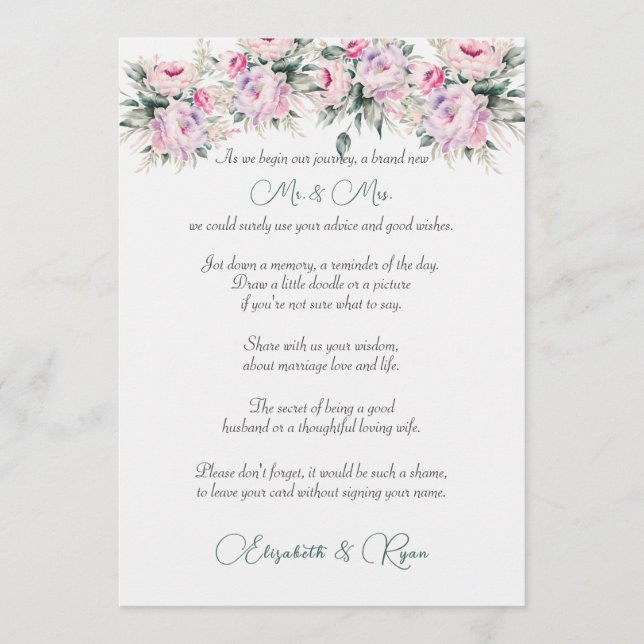 Conseil mariage Bien Souhaite Pies Roses (Devant)