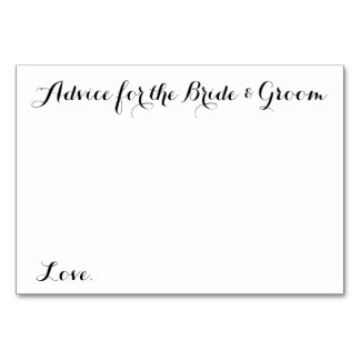 Conseil mariage Cartes Conseils pour la mariée et