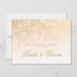 Conseil mariage Gold Bokeh Sparkle Lights