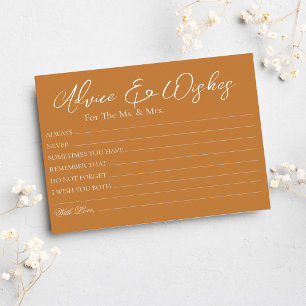 Conseil Mariage minimaliste en terre cuite Cartes
