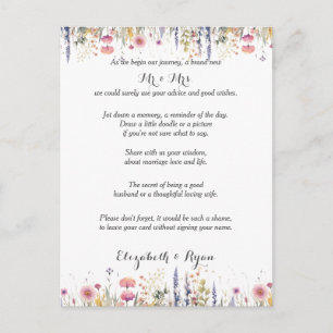 Conseil mariage Wives Love and Life Advice Card