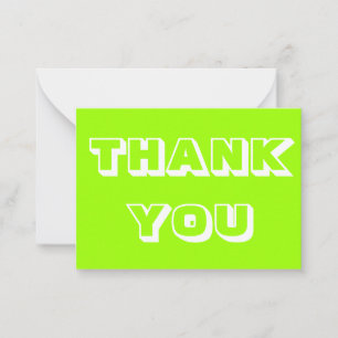 Conseil Merci, Merci, carte blanche verte chartreuse