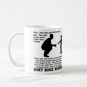 Conseil Paternel Vélo De Chemin Motocross Mug Drôl