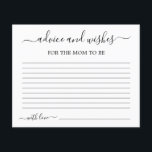Conseil pour la carte Maman à être<br><div class="desc">Conseil pour la carte Maman to Be minimalist</div>