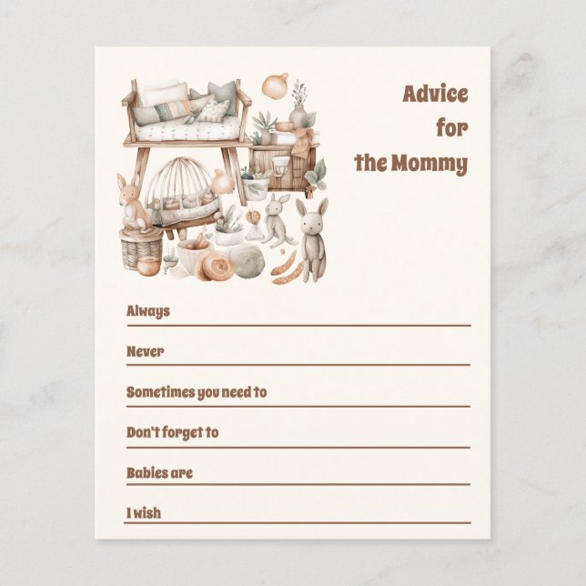 Conseil pour le baby shower maman (Devant)