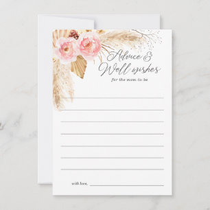 Conseil pour les nouveaux parents boho rose pampas