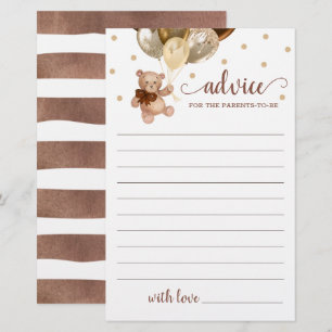 Conseil pour les parents Baby shower Teddy Bear