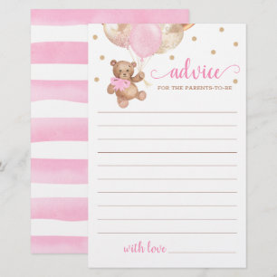 Conseil pour les parents Baby shower Teddy Bear