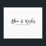 Conseil & Souhaits Wedding shower de script modern<br><div class="desc">Personnaliser pour tout événement.</div>