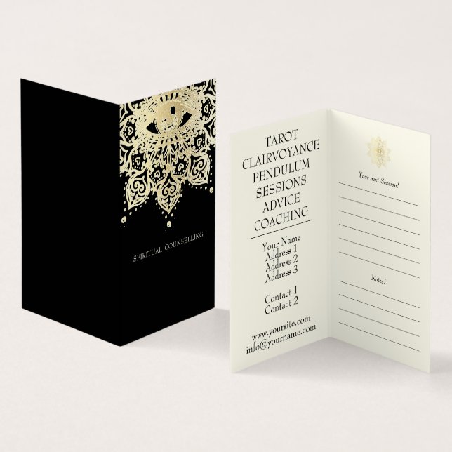 Conseil Spirituel, Psychique - Carte de visite (Intérieur et extérieur)