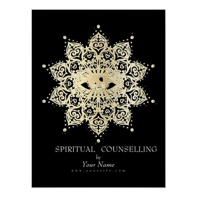 Conseil spirituel, Psychique, Tarot - Poster (Devant)