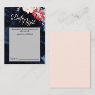 Conseil Starry Night Floral Mariage Date Nuit Carte Consei