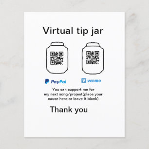 Conseil virtuel jar q r code argent don PayPal ven