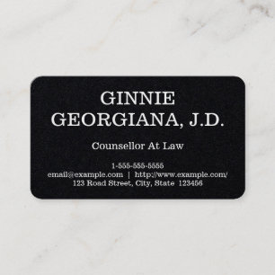 Conseiller De Base Et Simple Au Carte de visite De